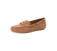 Tamaris Damen Moccassin flach Leder, braun, 38 EU