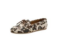 Tamaris Damen Moccassin flach, weiß, 42 EU