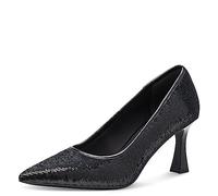 Tamaris Damen Pumps Vegan Stilettoabsatz; BLACK/schwarz; 36 EU