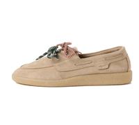 Tamaris Bootsschuhe - Gr. 36 - Beige - Rauleder