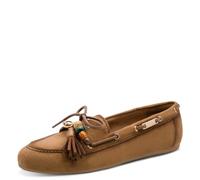 Tamaris Damen Mokkassin flach, braun (Camel), 41