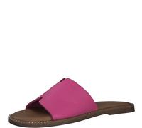 Tamaris Damen Mules Pantoletten Leder Sommer; PINK/pink; 39 EU