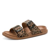 Tamaris - Damen Pantolette cocnacleopard COGNAC LEOPARD - Gr. - EU 42