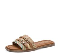 Tamaris Damen Pantolette flach, Multicolor, 39 EU