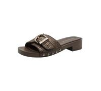 Tamaris Damen Pantolette mit Keilabsatz, braun, 39 EU