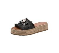 Tamaris Damenschuhe Klassische Pantoletten BLACK BLACK - Gr. - 39