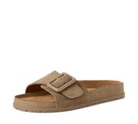 Damen-Pantolette TAUPE - Gr. - 40