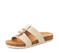 Tamaris Damen Pantoletten, Frauen Clogs, Pantoletten,TOUCHit-Fußbett,Schlupfschuhe,schluepfschuhe,Slipper,Slides,Gartenschuhe,Ivory,41 EU