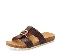 Tamaris Damen Pantoletten, Frauen Clogs, Pantoletten,TOUCHit-Fußbett,Strass-Steine,schwarz,braun,Rose,blau,grau,Navy,Amazon,Lack,Mocca,38 EU