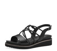 Tamaris Damen Komfort Sandalen 1-28257-42 Schwarz 001 Black Leder m... 36