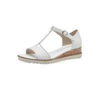 Tamaris Sandalen 1-28102-42 Damen Plateau Vegan Keilabsatz Weiß Gr. 39