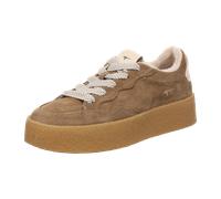 Tamaris Damen Plateau Schnürschuhe für Damen, beige, Größe 39 EU