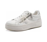 Tamaris Damen Plateau Schnürschuhe für Damen, weiß, Größe 41 EU