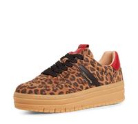 Tamaris Damen Plateau Sneaker für Damen, braun, Größe 39 EU