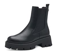 Tamaris Damen Plateaustiefeletten, Frauen Stiefeletten,TOUCHit-Fußbett,halbstiefel,Kurzstiefel,uebergangsschuhe,Black Uni,41 EU