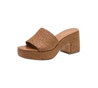 Tamaris Damenschuhe Klassische Pantoletten COGNAC COGNAC - Gr. - 36