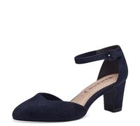 Tamaris Damen-Spangenpumps - Elegante Schuhe für Business & festliche Anlässe Blau Größe 36