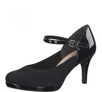Tamaris Damen Pumps, Frauen Plateaupumps, Plateauschuhe bequem Fashion weiblich Lady Ladies Women's Women Woman Freizeit leger,Black,40 EU / 6.5 UK