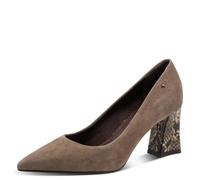 Tamaris Damen Pumps Leder, braun, 39 EU