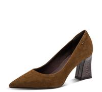 Tamaris Damen Pumps Leder, braun, 40 EU