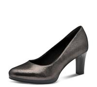 Tamaris Damen Pumps Leder metallic 36