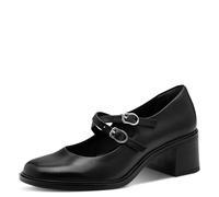Tamaris Damen Pumps Leder schwarz 38