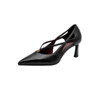 Tamaris Damen Pumps Leder, schwarz, 39 EU