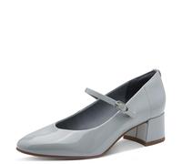Tamaris Damen Pumps mit Blockabsatz, blau, 39 EU