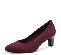 Tamaris Damen Pumps mit Blockabsatz, rot (Burgundy Comb),40