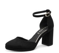 Tamaris Damen Pumps mit Blockabsatz, schwarz, 41 EU