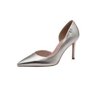 Tamaris Damen Pumps mit Stilettoabsatz Leder, metallic, 39 EU