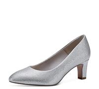 Tamaris Damen Pumps, Silver Glam 1 22418 20 919, 38 EU