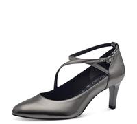 Tamaris Damen Pumps Stilettoabsatz Vegan; Pewter, EU 38