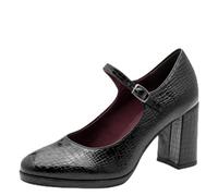 Tamaris Damenschuhe Klassische Pumps BLACK CROCO BLACK CROCO - Gr. - 40