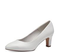 Tamaris Damen Pumps Synthetik, weiß, 41 EU
