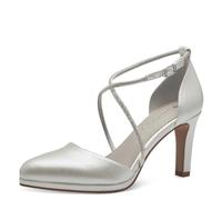 Tamaris Damen Pumps Synthetik, weiß, 41 EU