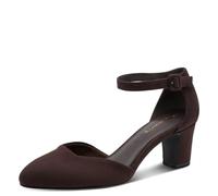 Tamaris Damen Pumps Textil, braun, 39 EU