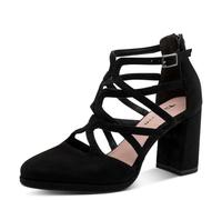 Tamaris Damen Pumps Textil, schwarz, 38 EU