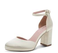 Tamaris Damen-Pumps PEARL M2246345 mit Blockabsatz, weiß, Größe 36