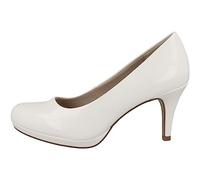 Tamaris Da.-Pumps für Damen, weiß, Gr. 41 EU