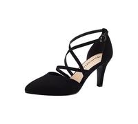 Tamaris Damen Riemchen Pumps, Frauen Absatzschuhe,TOUCHit-Fußbett,high Heels,hochhackige Schuhe,stoeckelschuhe,Ausgehschuhe,Black,40 EU