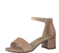 Tamaris Damen Riemchensandalen, Frauen Sandalen,Comfort Lining,Sommersandalen,Sommerschuhe,Freizeitschuhe,offene Schuhe,Rose Glam,38 EU