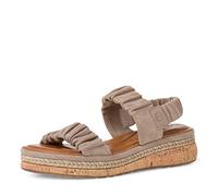 Tamaris Damen Riemchensandalen, Frauen Sandaletten,Comfort Lining,TOUCHit-Fußbett,Freizeitschuhe,offene Schuhe,Strandschuhe,Taupe,41 EU / 7.5 UK