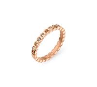Tamaris Damen Ring aus Edelstahl mit funkelnden Zirkoniasteinen