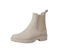Tamaris Damen Rubberboots Vegan Blockabsatz; GREY/grau; 40 EU