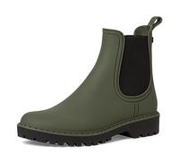 Tamaris Damen Rubberboots Vegan Blockabsatz; OLIVE/grün; 36 EU