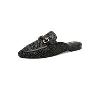 Tamaris Damen Sabot flach, schwarz, 36 EU