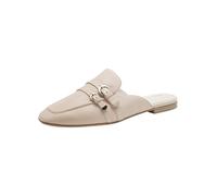 Tamaris Damen Sabot Leder flach, beige, 40 EU