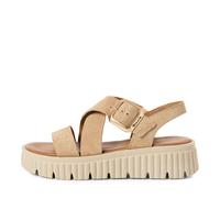 Tamaris Damen-Sandalette M2870544 mit Keilabsatz Beige Größe 41 EU