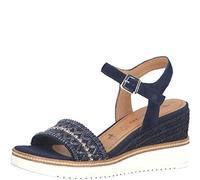 Tamaris 1-1-28243-24/806 NAVY SUEDE Riemchensandalen FS 2020 für Damen, blau, Größe 41 EU